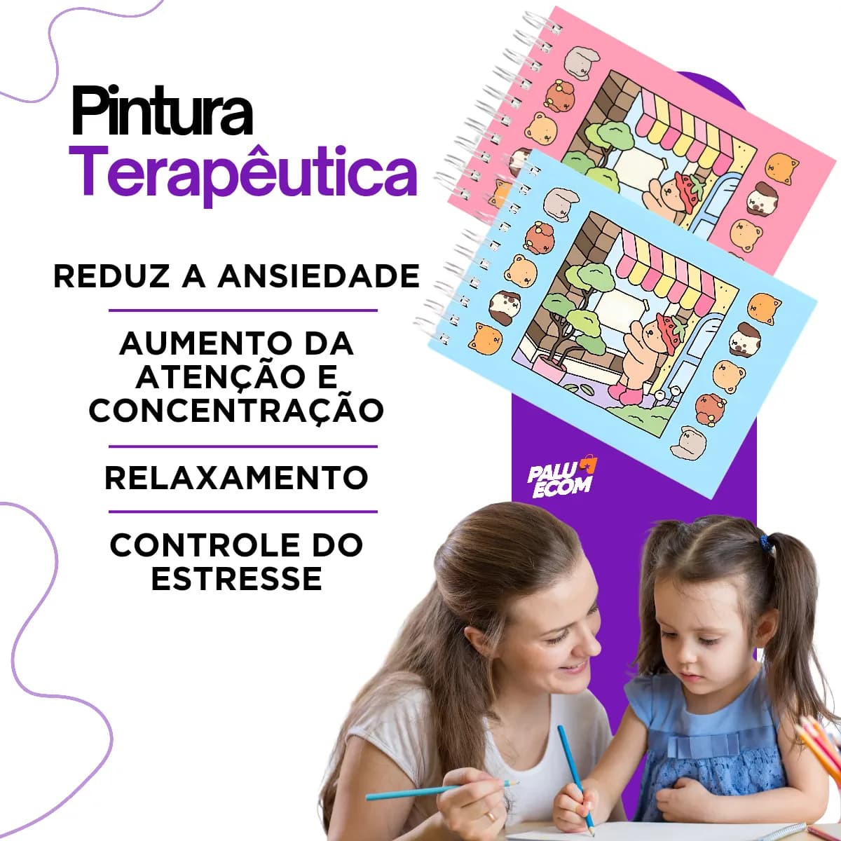 Livro de Colorir Bobbie Goods Original Capa Dura - 50 Páginas de Pura Fofura